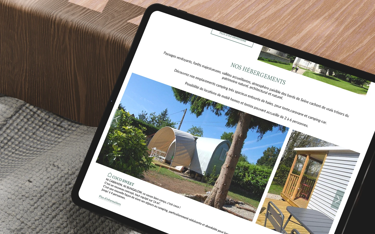 Château de Bouafles ipad01 - infografika.com design digital