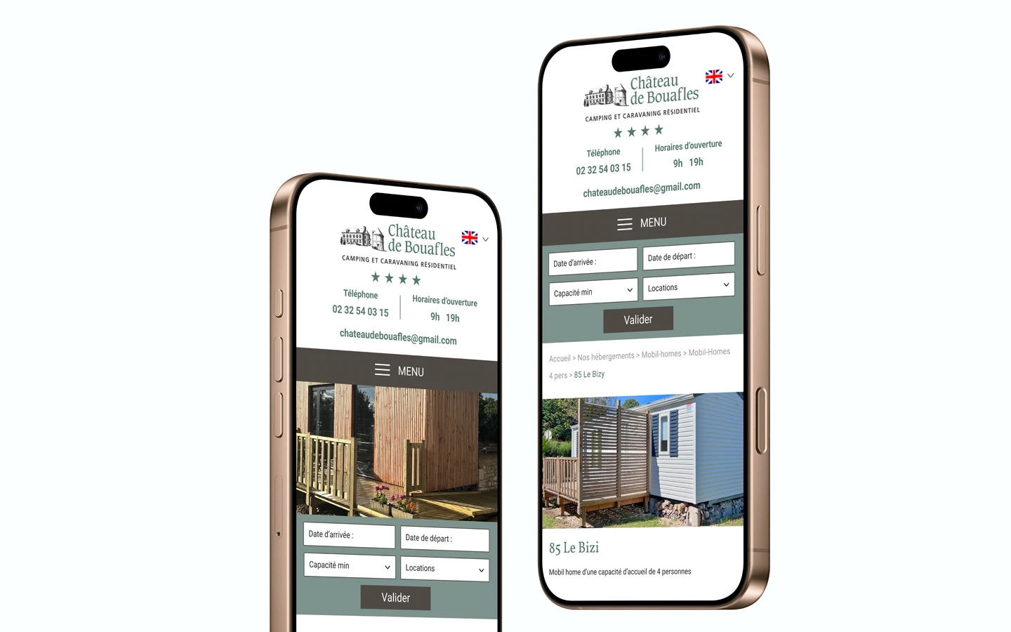 Château de Bouafles iphone 16x2 - infografika.com design digital