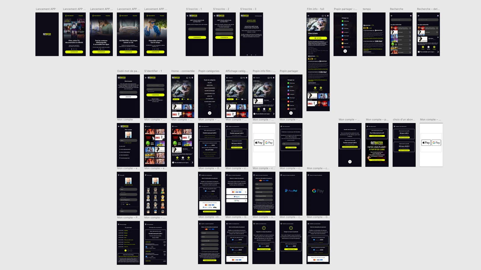 figma outbuster mobileapp - infografika.com designer digital morbihan 56