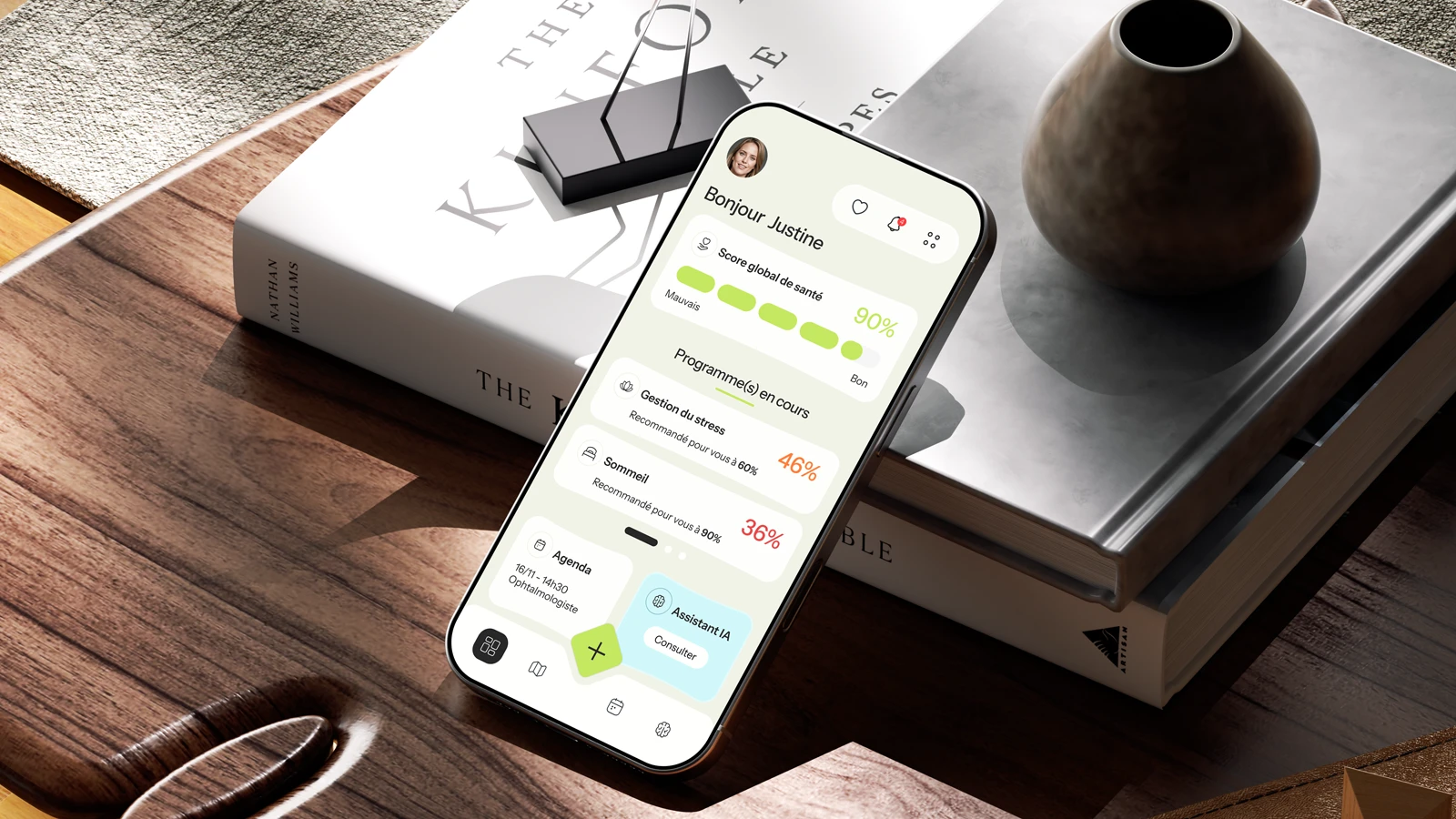 iphone REBOUND - infografika.com UI/UX, design d'application mobile.