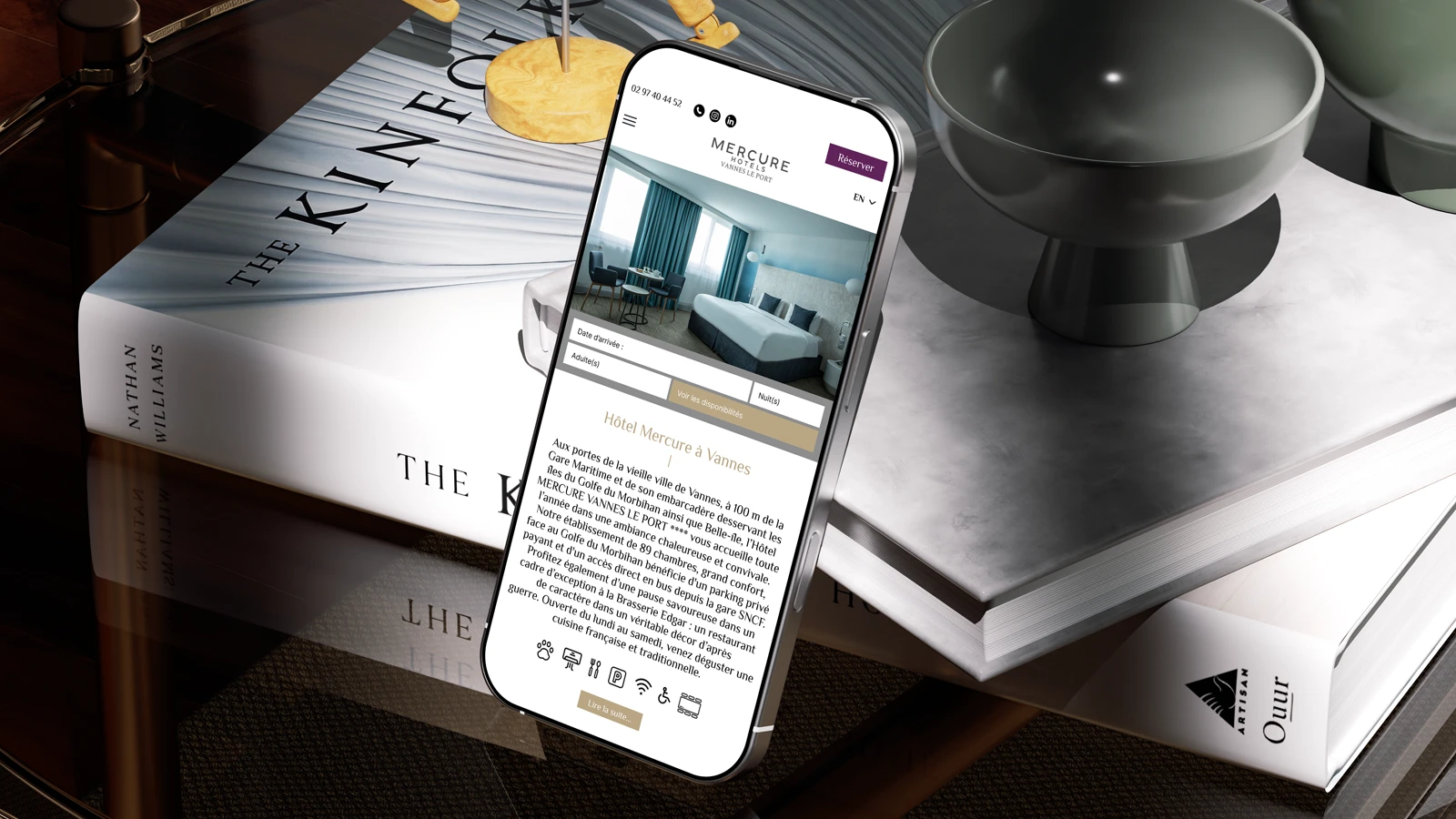 splash hôtel mercure à Vannes - infografika.com - webdesign, branding, pao - morbihan 56